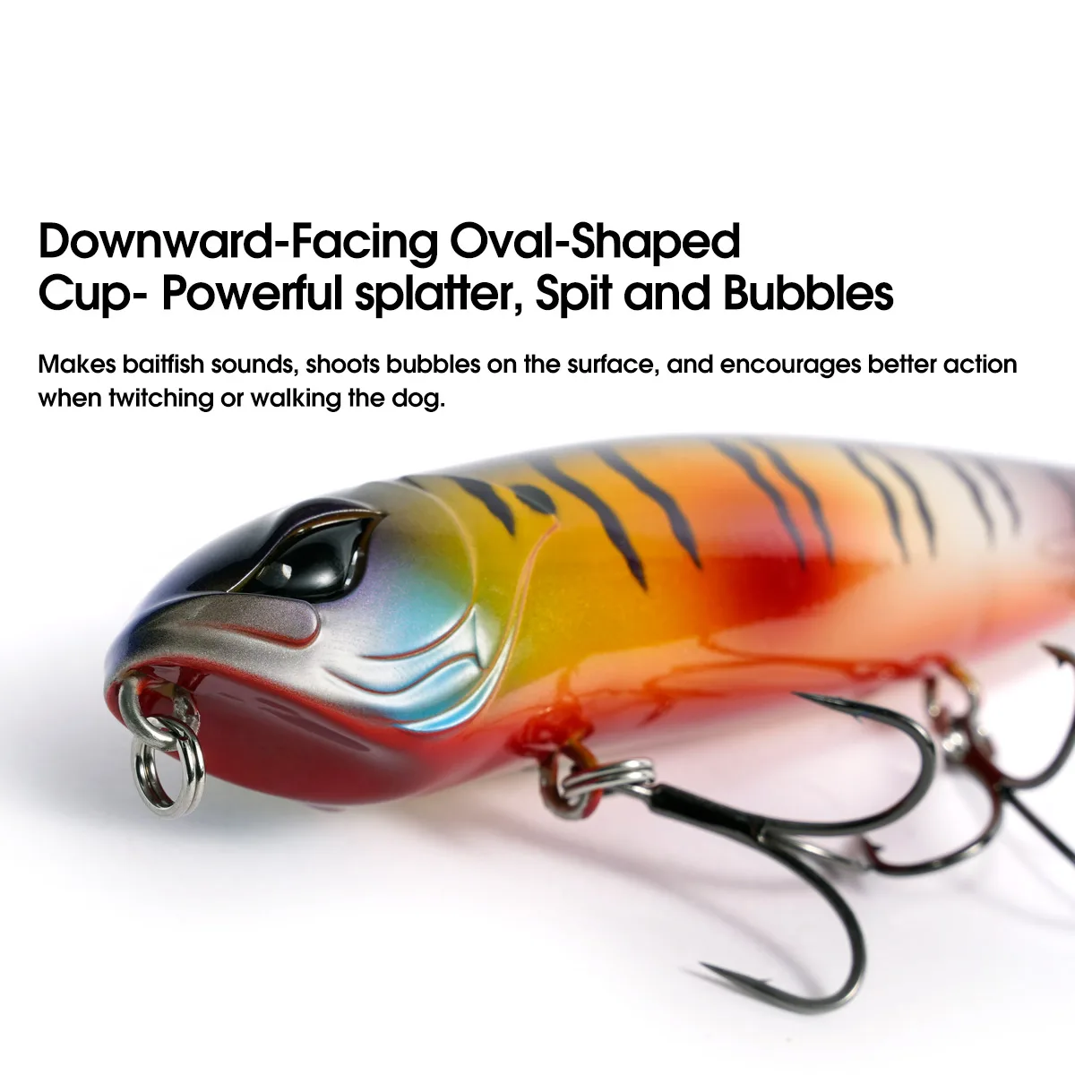 Wobbler NOEBY Rattle Stickbait flotante tipo lápiz – larga distancia - imagen 4