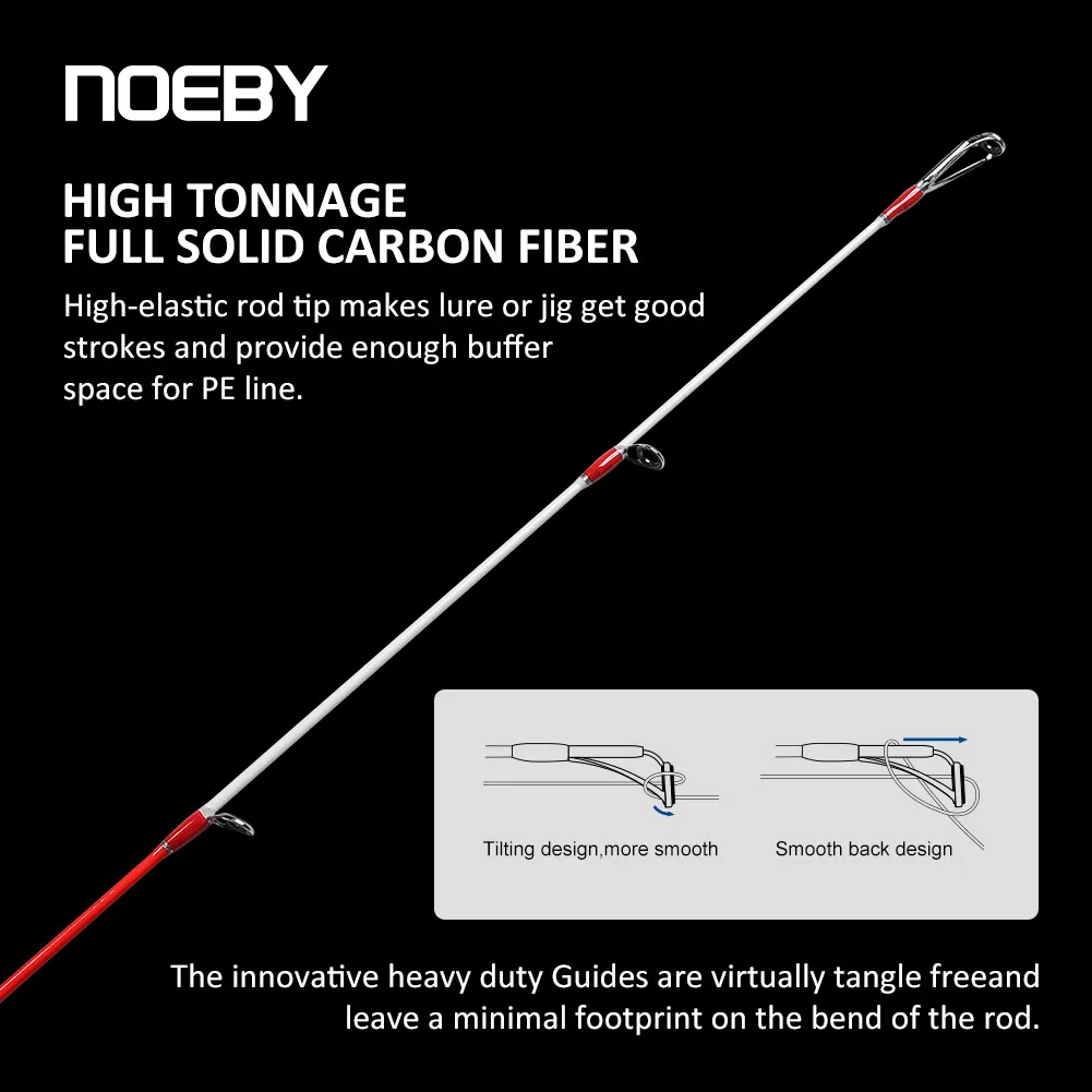 NOEBY Leisure K5 Caña de Jigging para pesca lenta y alta mar - imagen 5