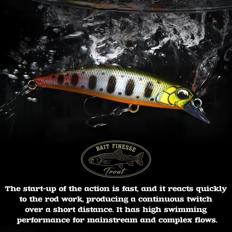 Tsurinoya 60S Jerkbait – Señuelo 60mm 6,1g para lubina y trucha - imagen 2