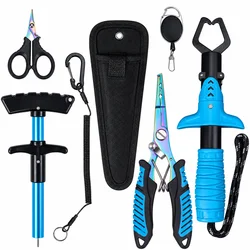 Alicates de pesca con pinza y extractor de anzuelos – Kit inoxidable