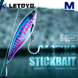 Mustad LETOYO Twitchbait señuelo lápiz hundimiento rápido para atún