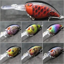 Crankbait wLure de buceo profundo con cuchilla RealSkin y triples