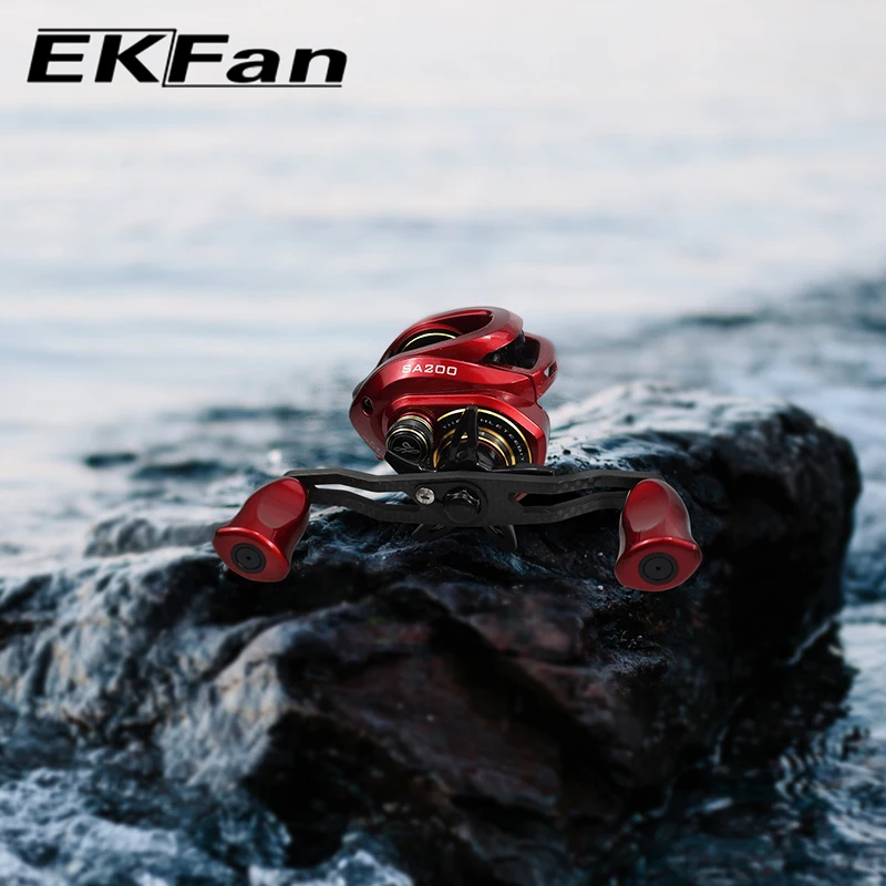Mango EKfan Fibra de Carbono para Carrete Baitcasting - imagen 5
