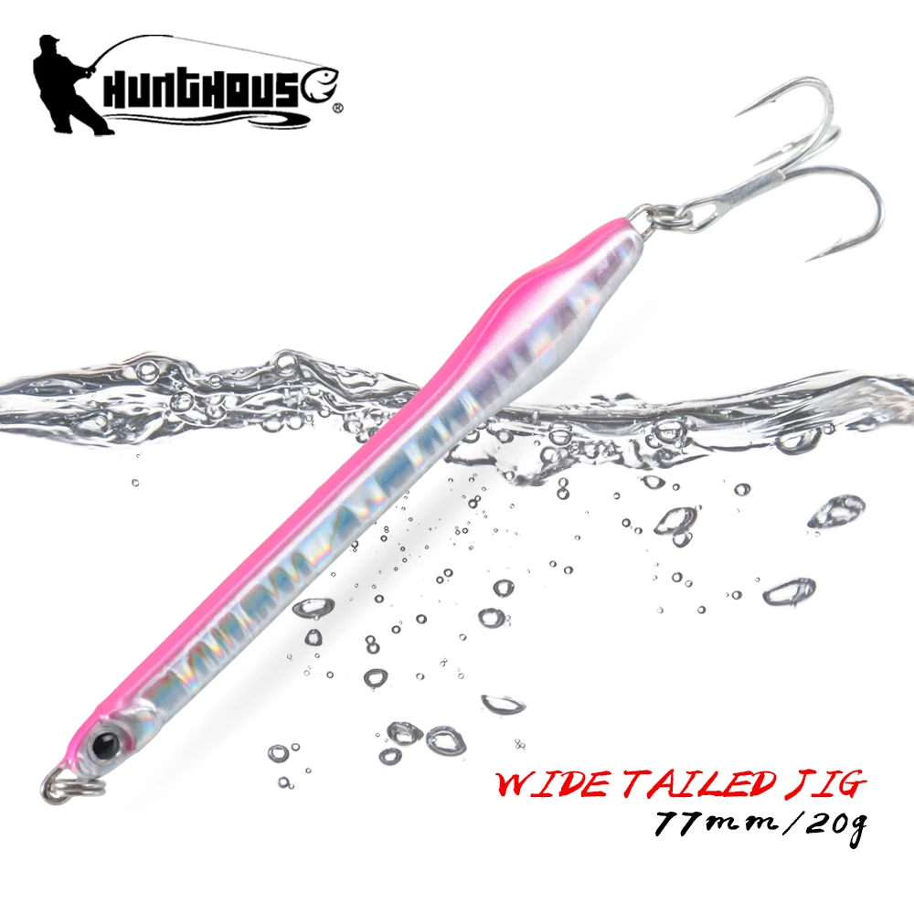 Señuelo Jigging de metal lento Hunthouse para lubina y atún