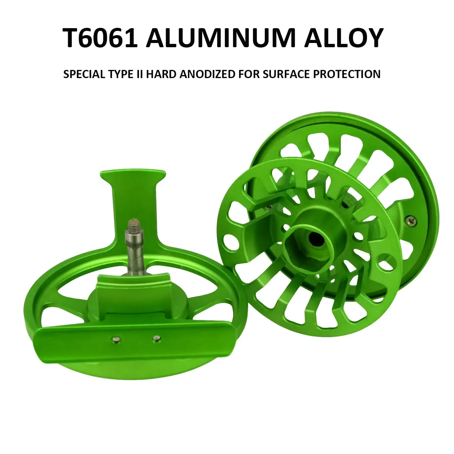 Carrete de pesca con mosca Aventik en aluminio T6061