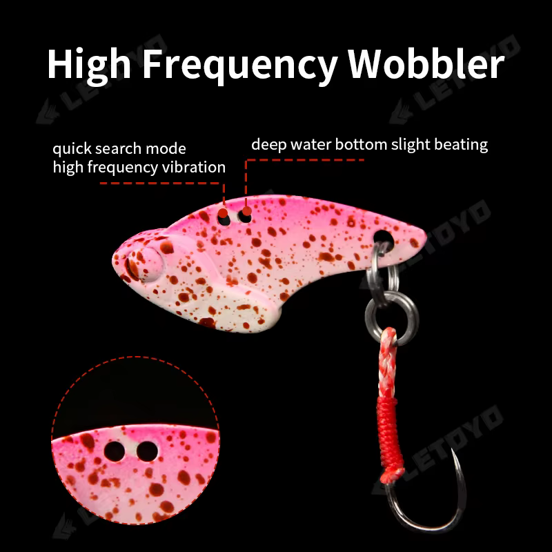 Señuelo Metálico LETOYO – Micro Vib para Pesca de Trucha en Área