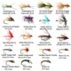 Vtwins Kit de moscas para trucha: secas, ninfas y streamer - imagen 2