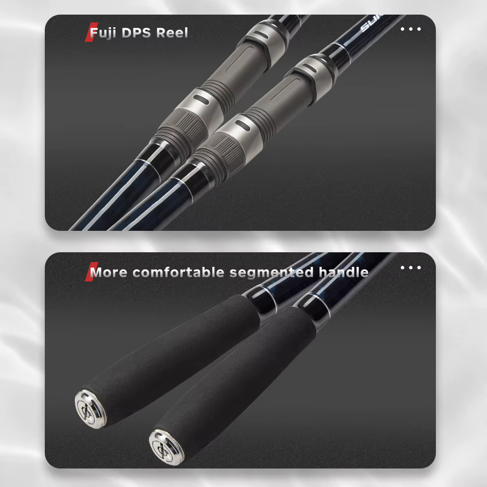 Caña Hunthouse Surfcasting 3 Secciones FUJI Shore 4,25m para Lance Largo - imagen 3