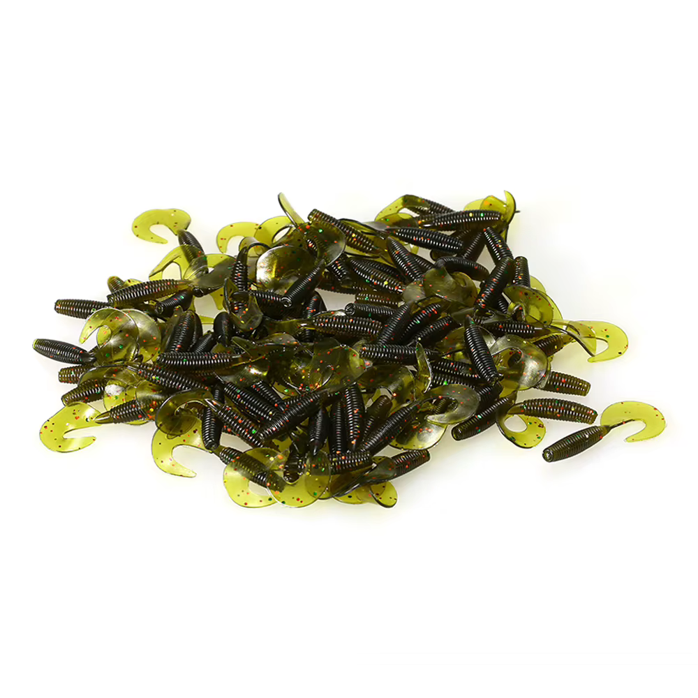 ILure Señuelos Blandos Silicona 4cm – Swimbait Shad con Cola Espiral - imagen 2