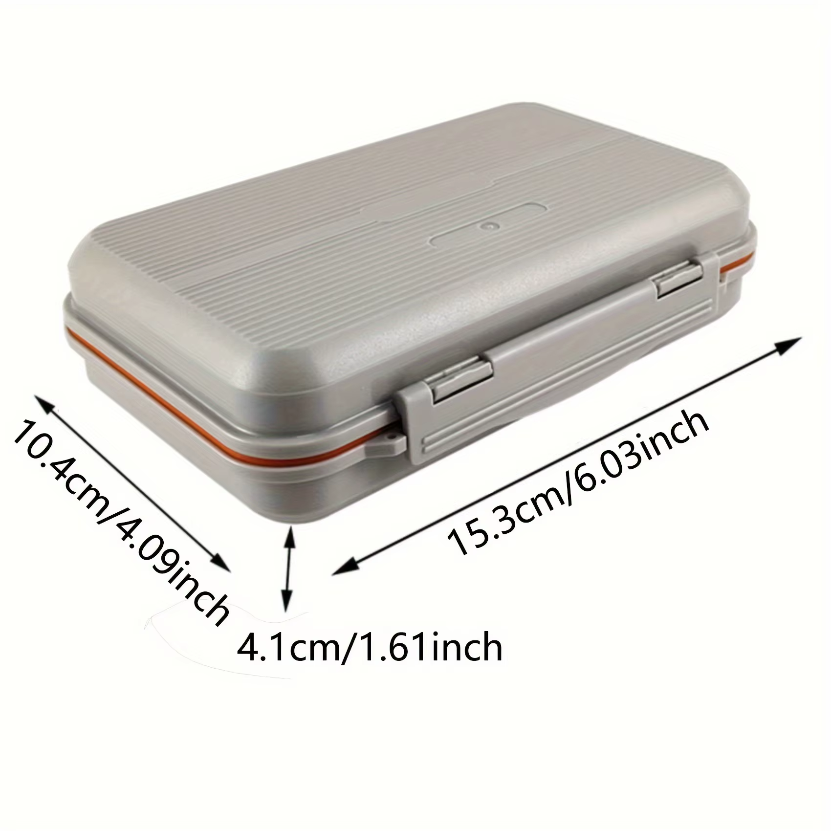 Aventik caja de pesca impermeable doble cara con bandeja y espuma - imagen 3