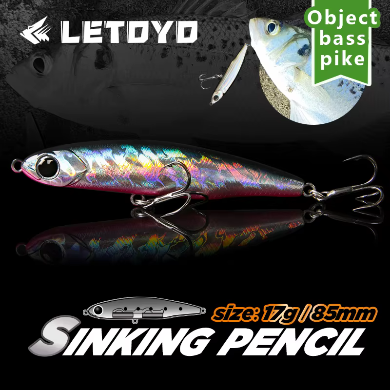 Letoyo Pencil Lápiz - Señuelo hundido 3,5-17g para rockfishing