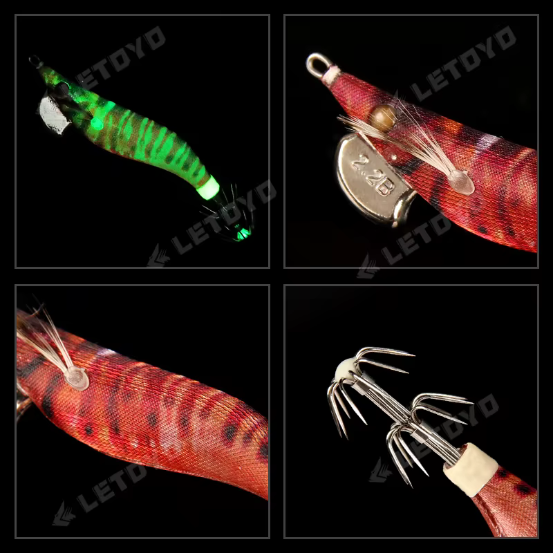 LETOYO EGI-SUTTE-BATIC Señuelo luminoso de calamar EGING - imagen 2