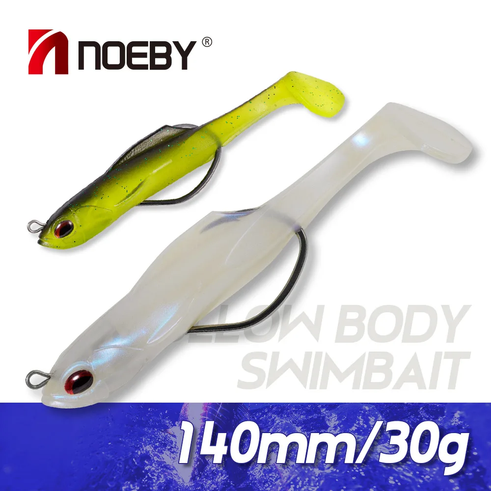 Noeby Swimbait cebo blando hundimiento TPR Shad para depredadores - imagen 3