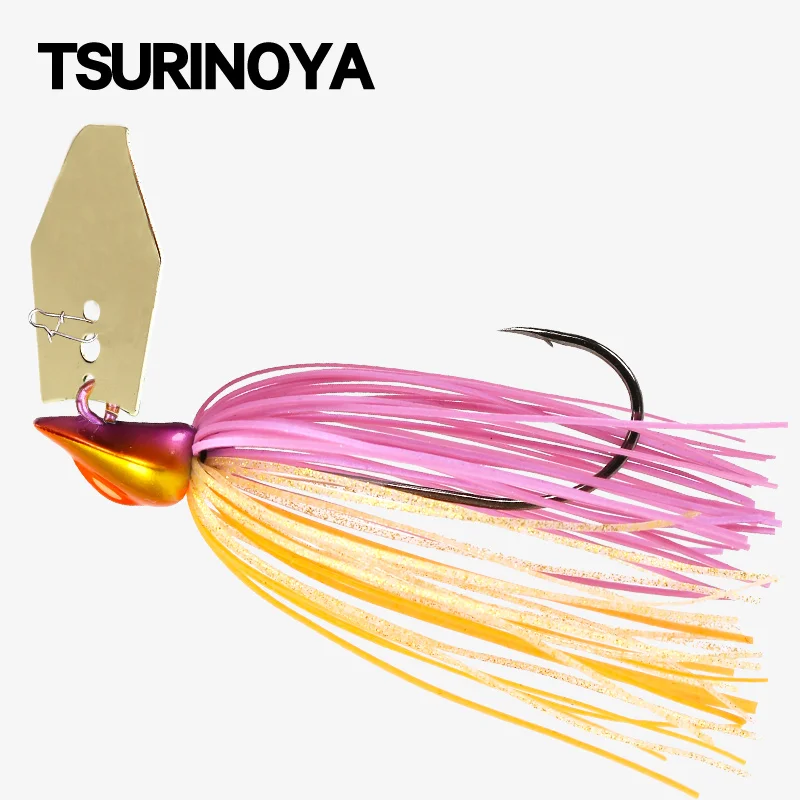 Chatterbait Tsurinoya 11g-14g – Señuelo vibratorio para lubina
