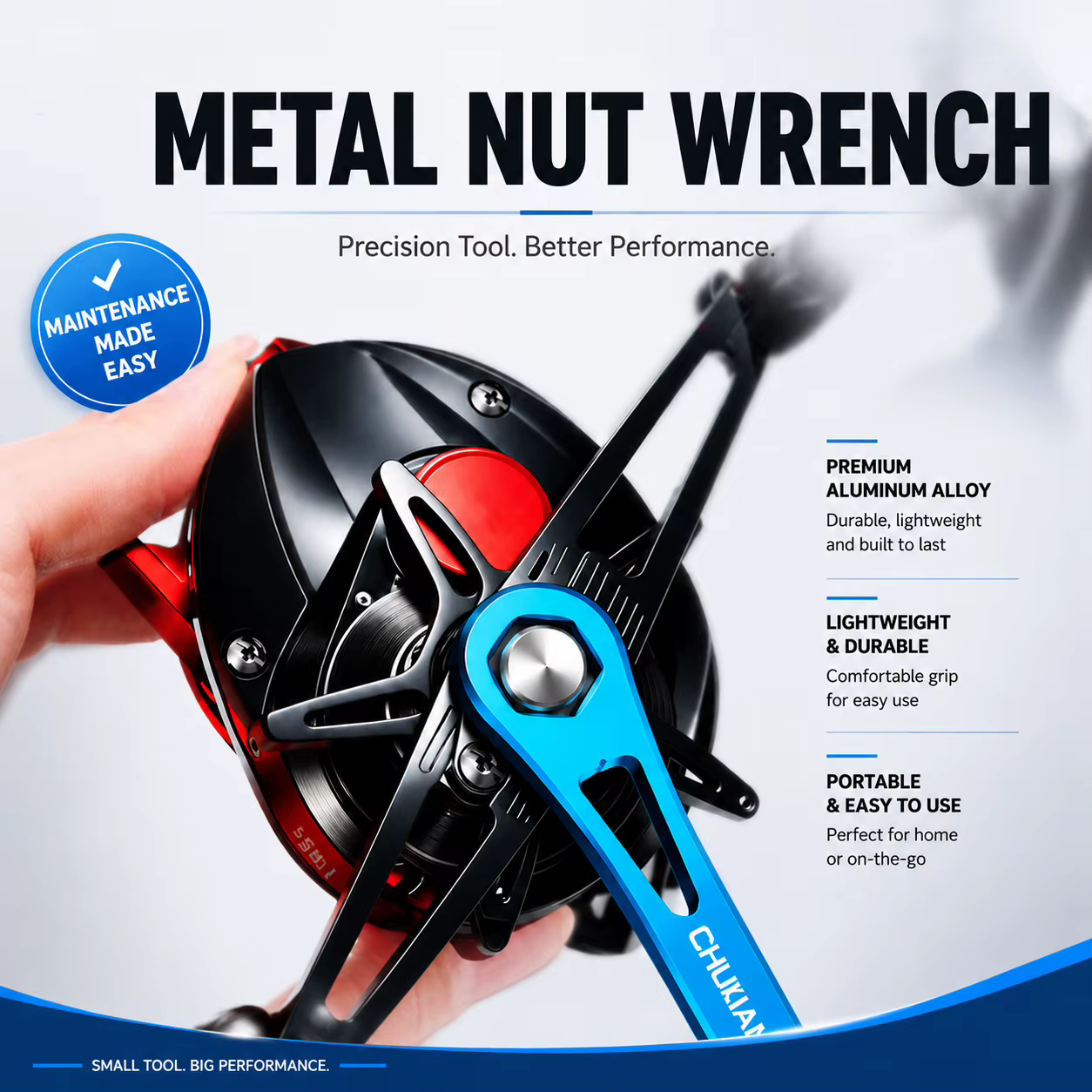 Kit Herramientas Mantenimiento Carretes Spinning Baitcasting