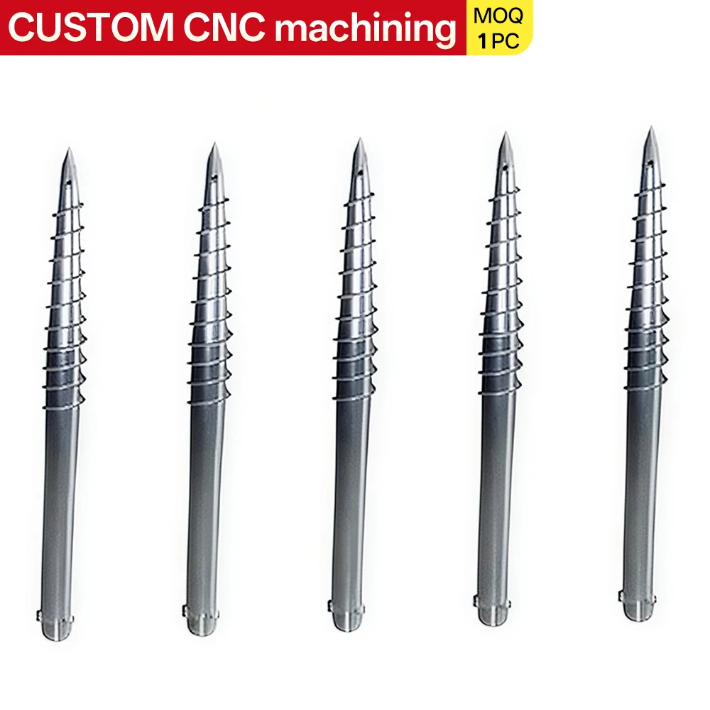 Tornillos de anclaje CNC de acero inoxidable para cimentación galvanizada - imagen 5