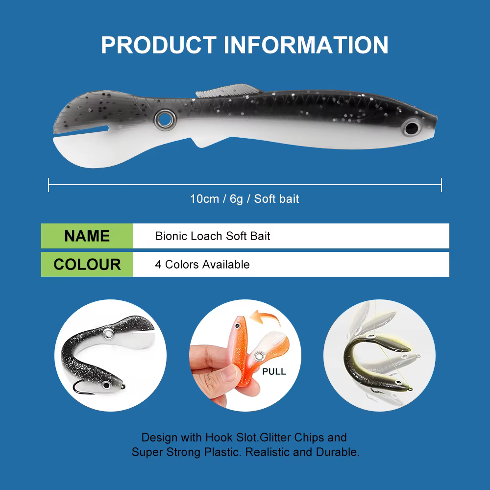 KESFISHING Señuelo de silicona biónico para pesca realista eficaz - imagen 4