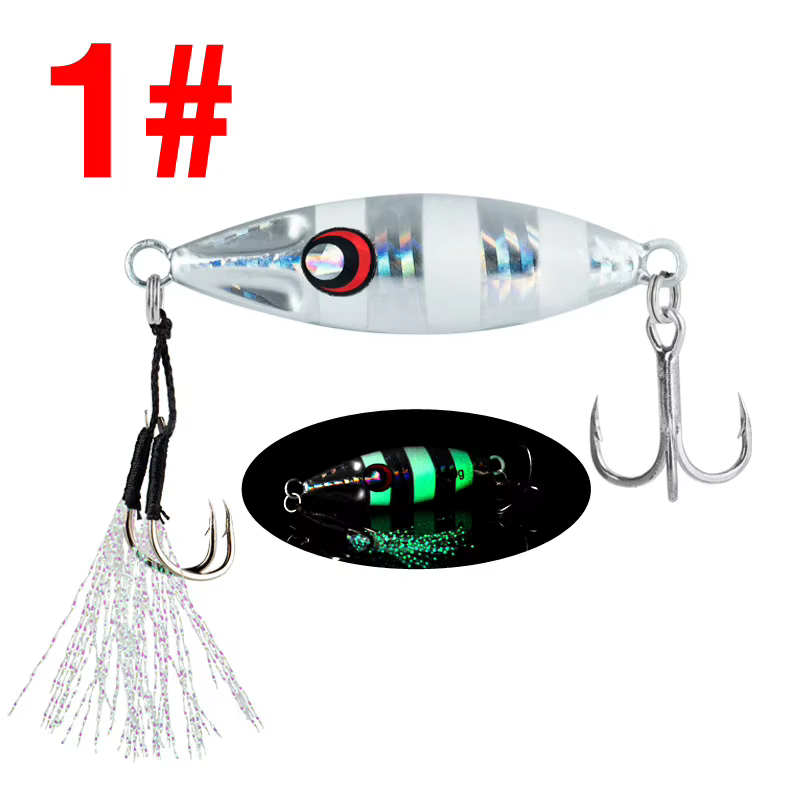 Jig Slow Pitch metálico fundido para pesca costera - imagen 5