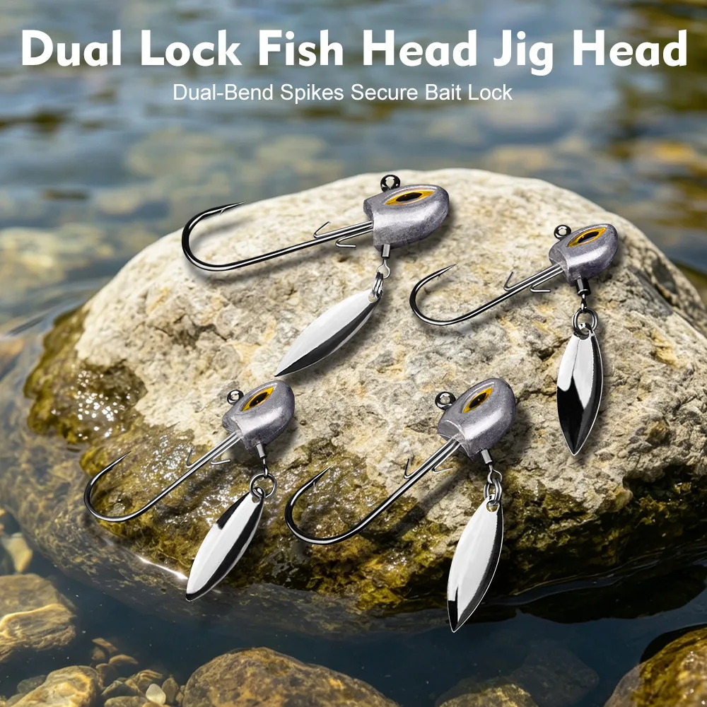 Jig head Underspin con pala giratoria LHFSH para vinilo - imagen 4