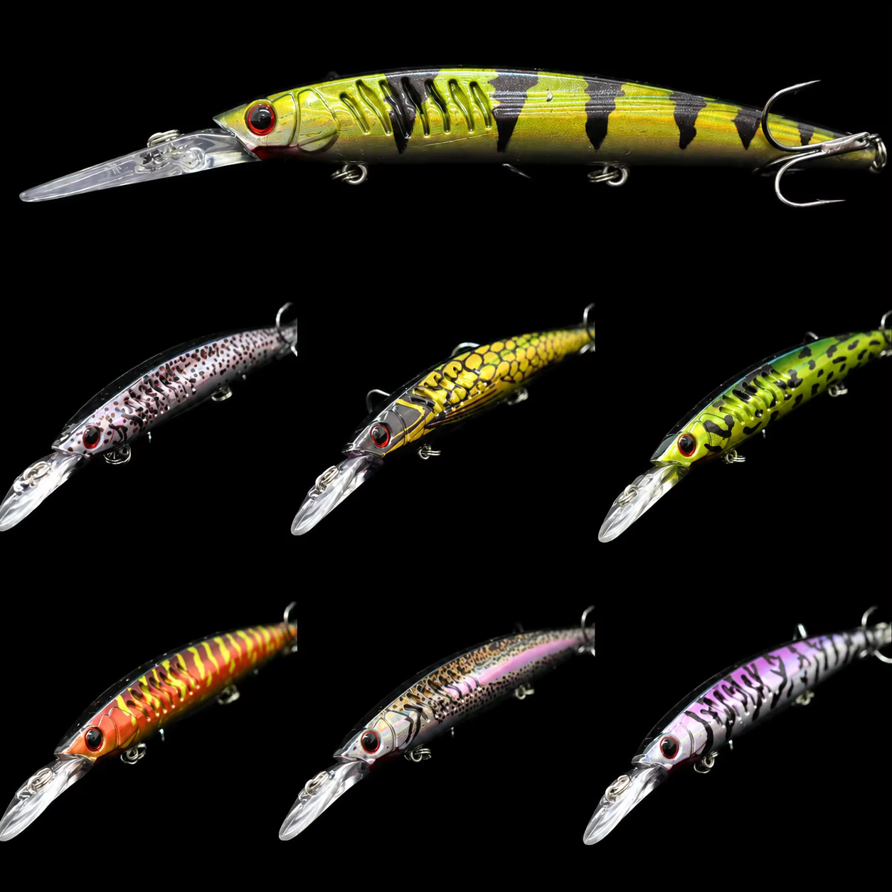 WLure M650 – Señuelo minnow lastrado de buceo profundo - imagen 5