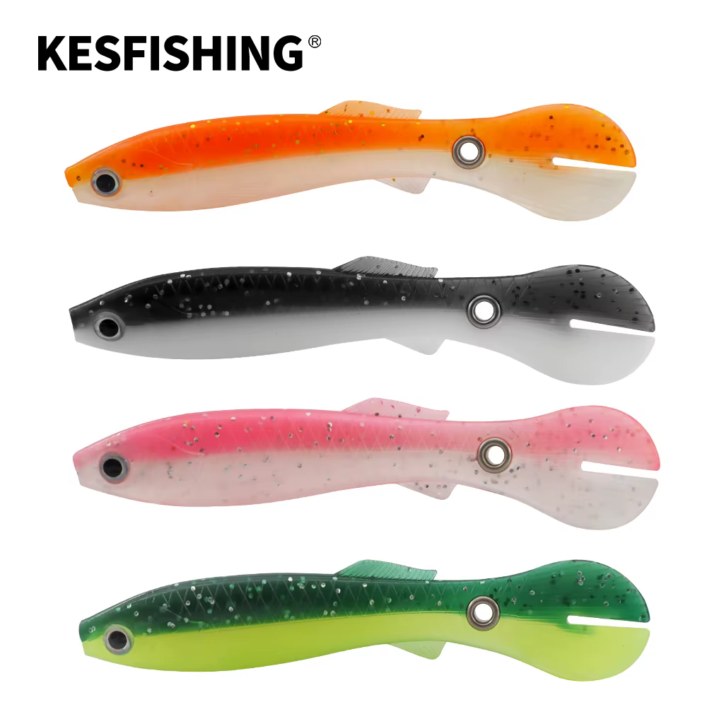 KESFISHING Señuelo de silicona biónico para pesca realista eficaz - imagen 3