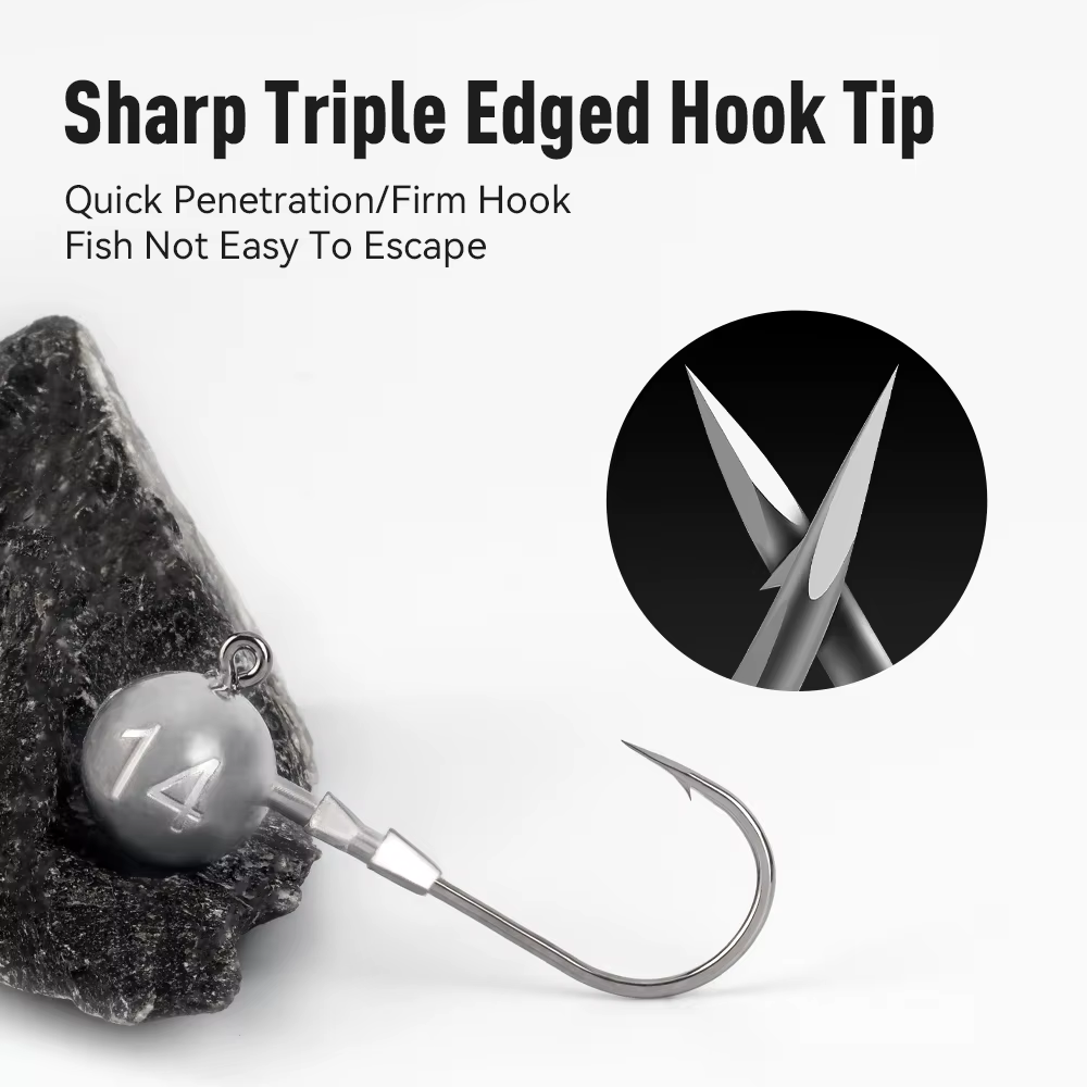 Kingdom Jig Head triangular con púas para vinilo - imagen 4