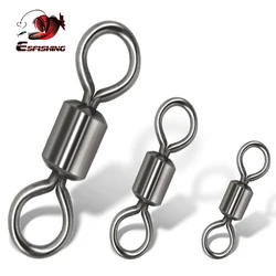 Conectores Snap Brads de acero inoxidable ESFISHING – rodamiento bolas