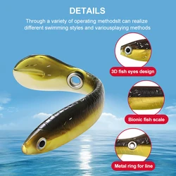 KESFISHING Señuelo de silicona biónico para pesca realista eficaz