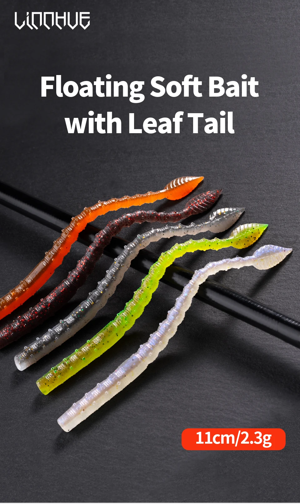 Señuelos swimbaits LINNHUE pack 15 unidades