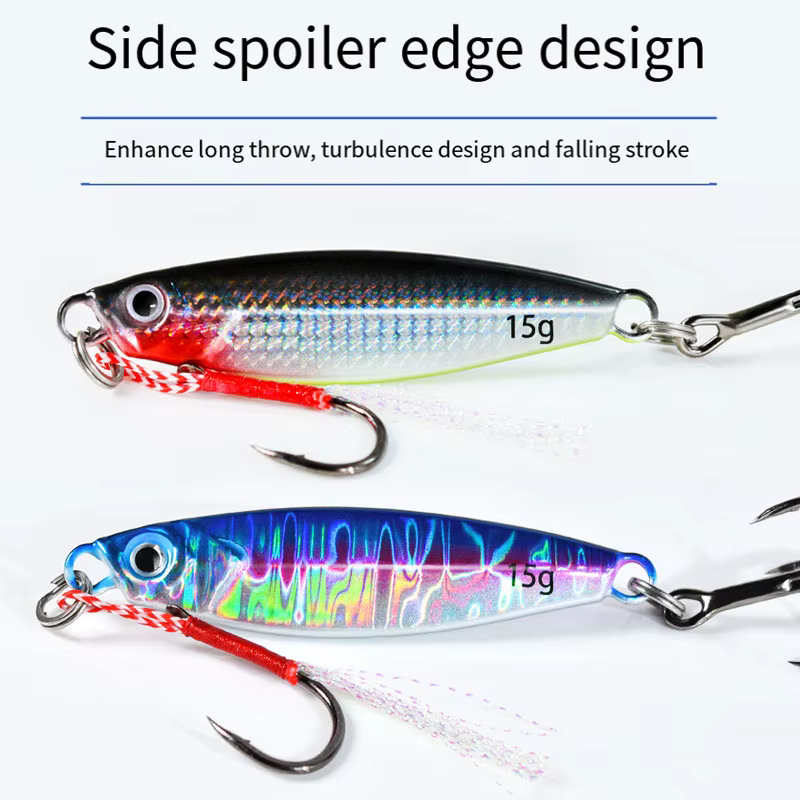 Cuchara de metal para jigging lubina – Señuelo fundido efectivo - imagen 2