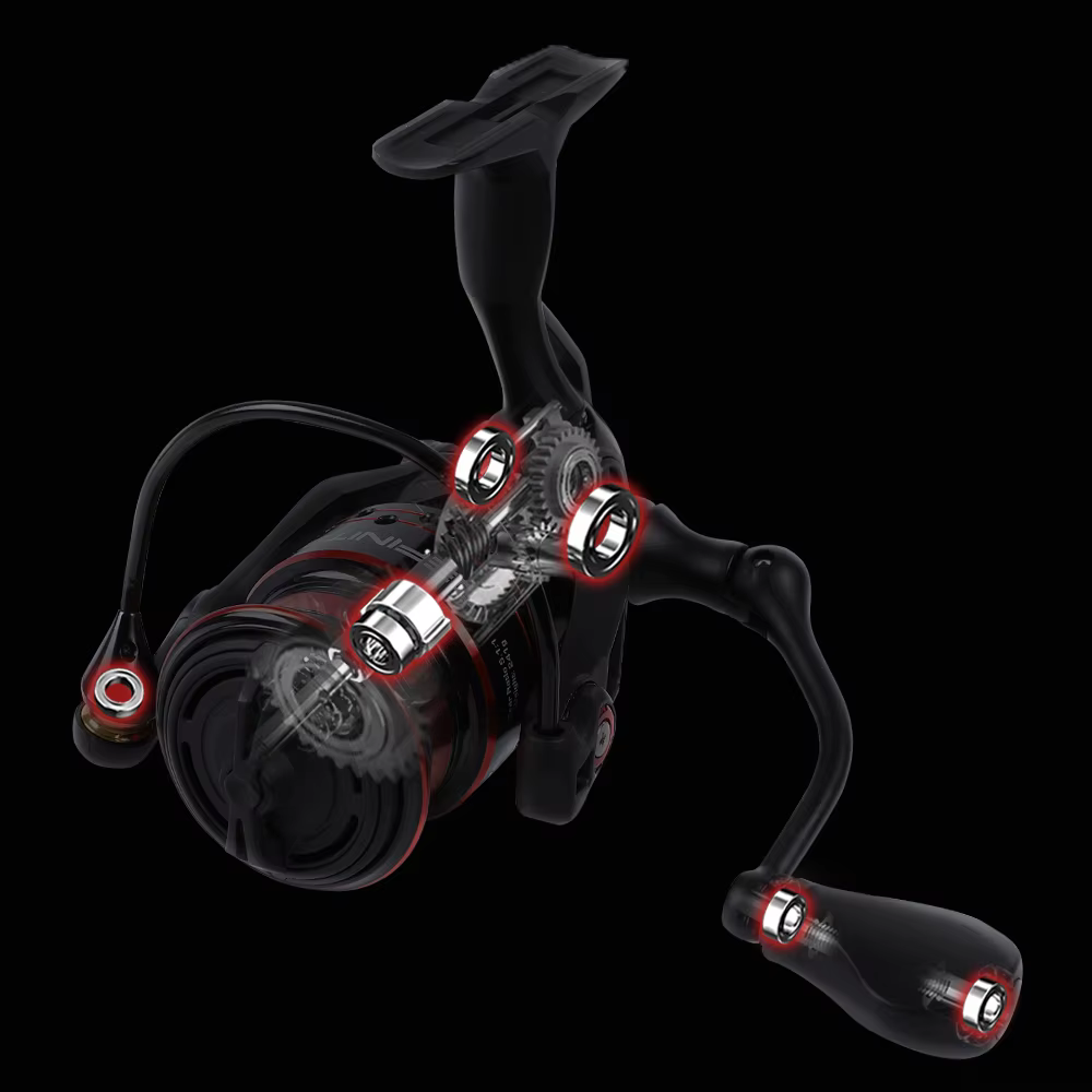 MIFINE Carrete Spinning de Carbono 5.1:1 – Agua Salada y Dulce