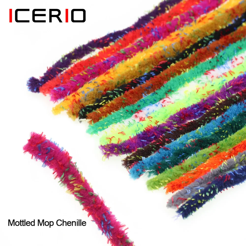 Chenilla moteada ICERIO para montaje de ninfas y caddis - imagen 2