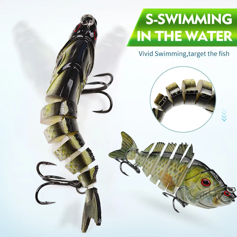 Señuelo duro multiatriculado LHFSH – Swimbaits hundimiento lento lubina - imagen 5