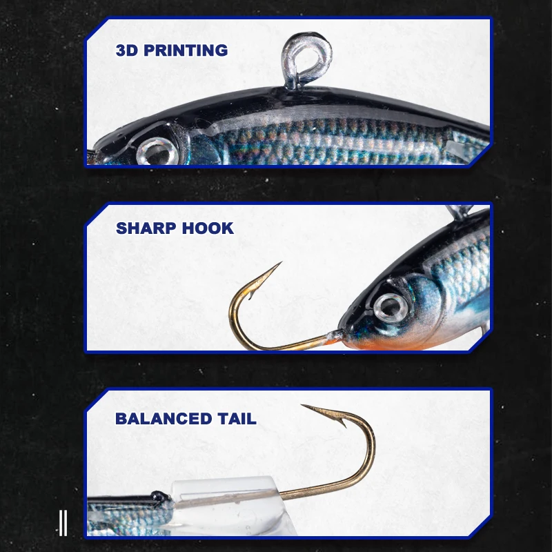 Señuelo VIB D1 – Balanceador jigging para lucio y perca - imagen 4