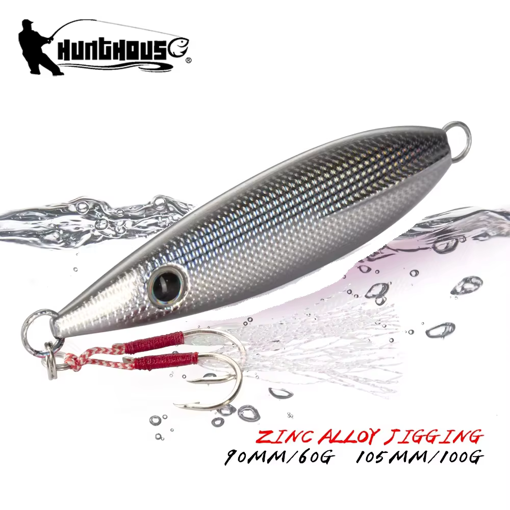 Señuelo Jig Lento Hunthouse para Lubina y Atún en Agua Salada