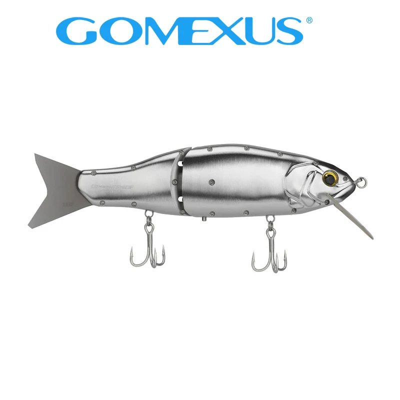 Gomexus Cyberbait 240 Swimbait Glide de aluminio con labio y colas
