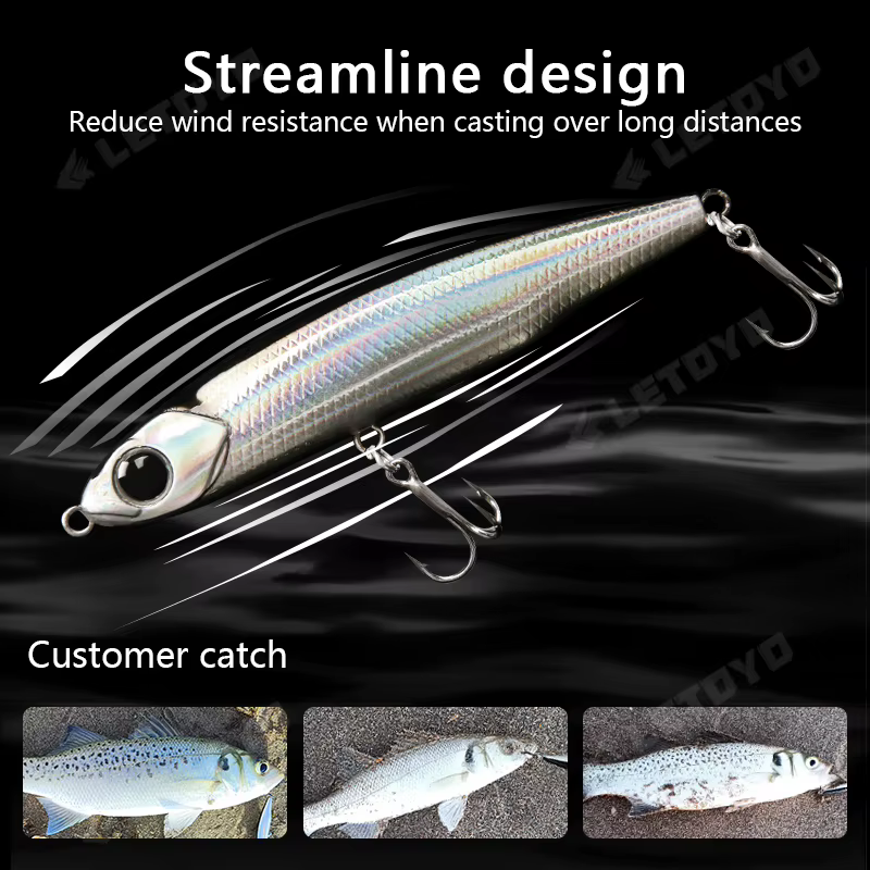 Letoyo Pencil Lápiz - Señuelo hundido 3,5-17g para rockfishing - imagen 3