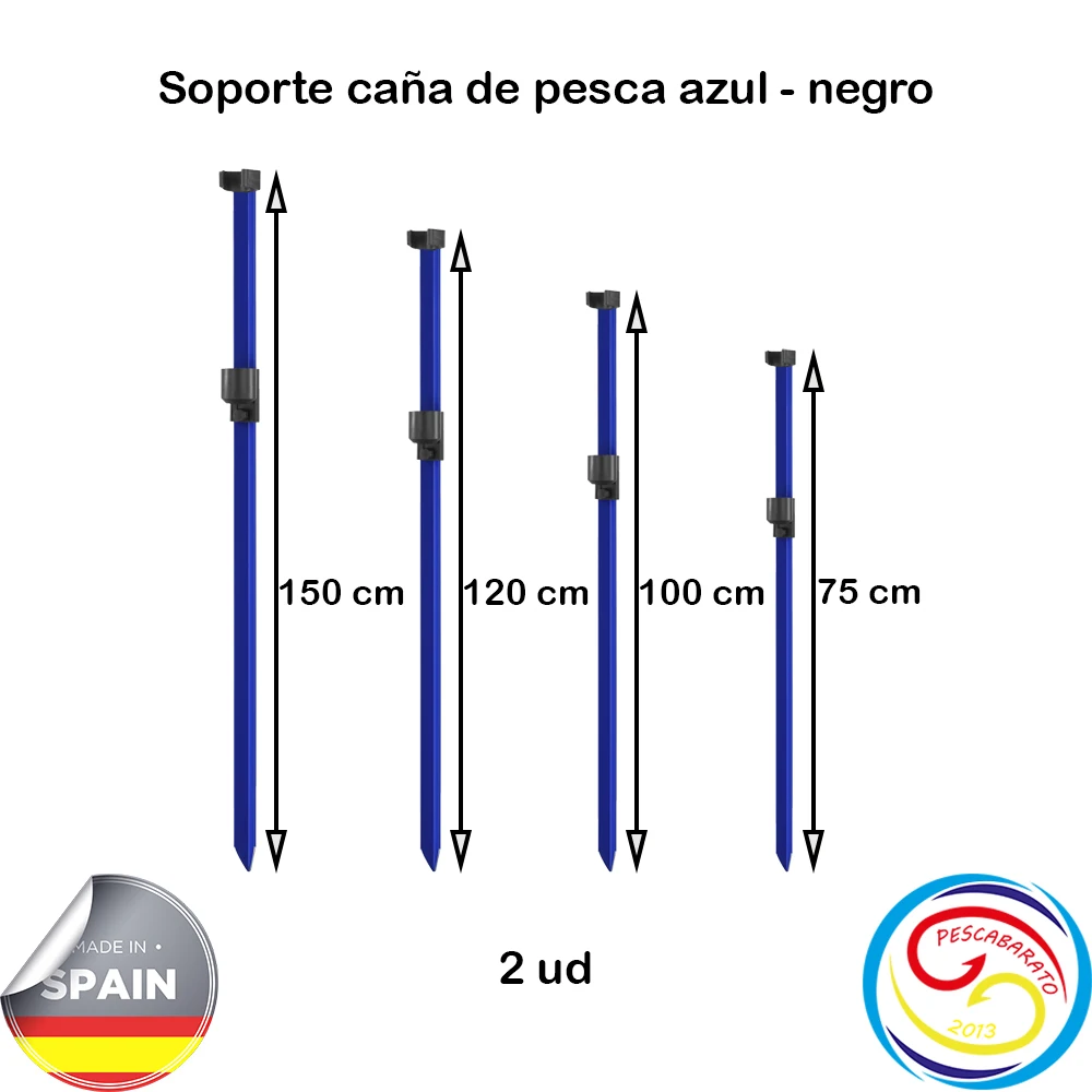 Soporte caña surfcasting Pescabarato 2013 – Azul reciclado - imagen 3
