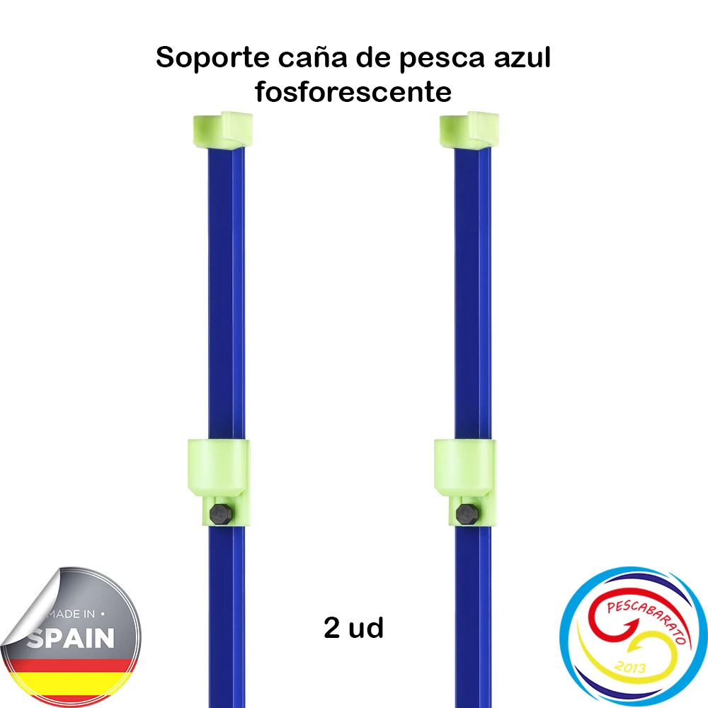 Pescabarato 2013 soporte cañas surfcasting fosforescente azul - imagen 2