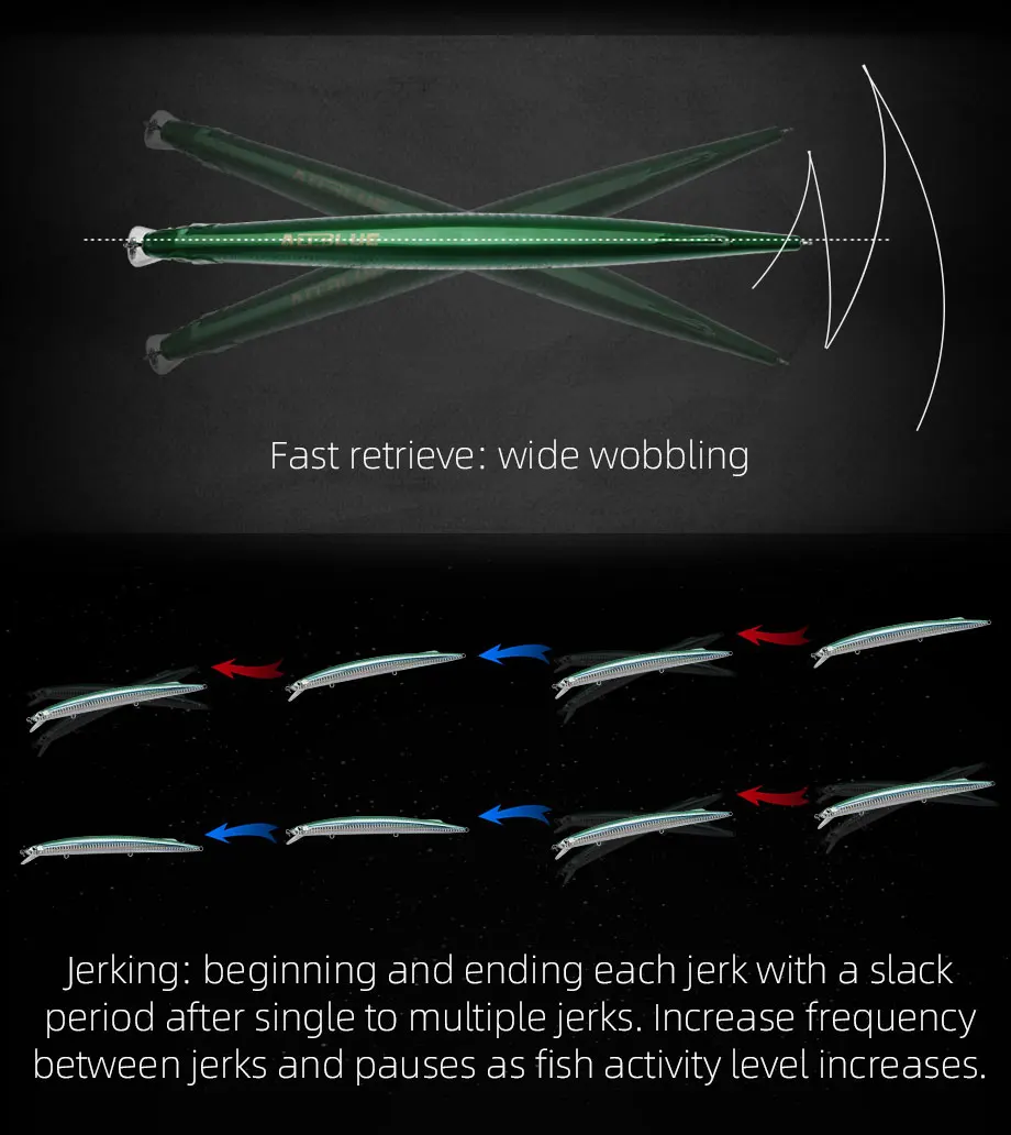 Detalle de anzuelos y sistema de anclaje