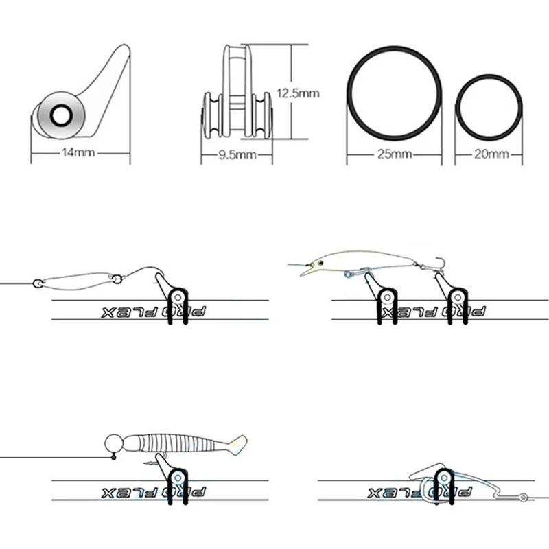 Anzuelo jig en detalle