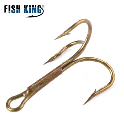 FISH KING Anzuelos Triples súper afilados para lubina