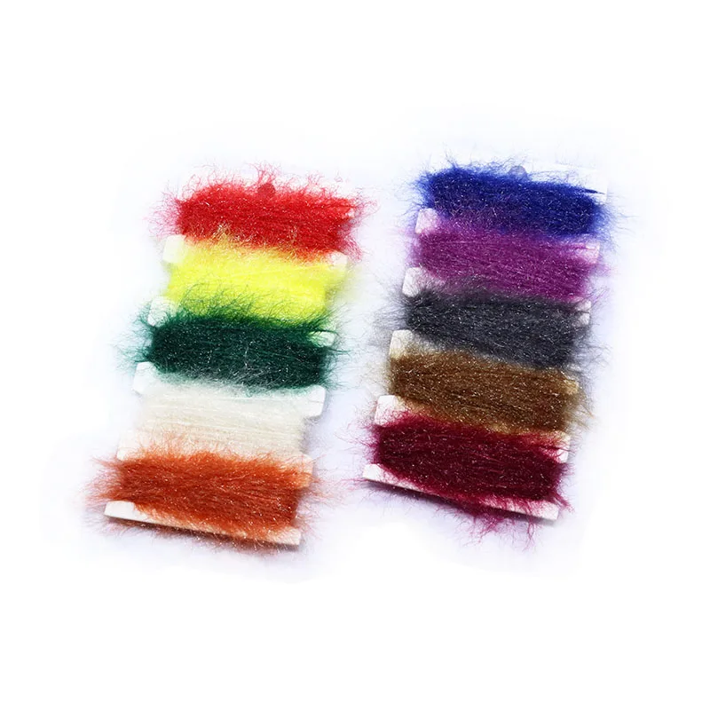 Ninfa doblaje peludo gusano de arena brillante para moscas - imagen 2