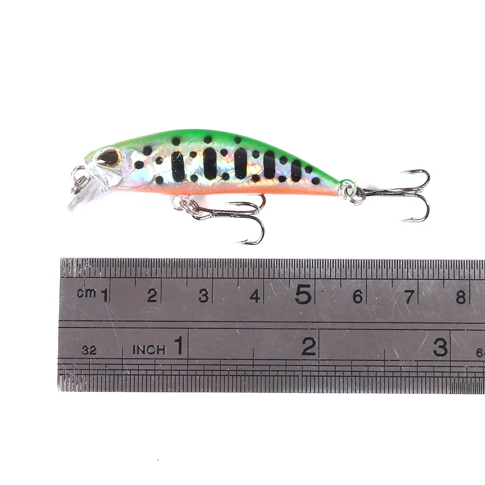 Acción de oscilación del minnow