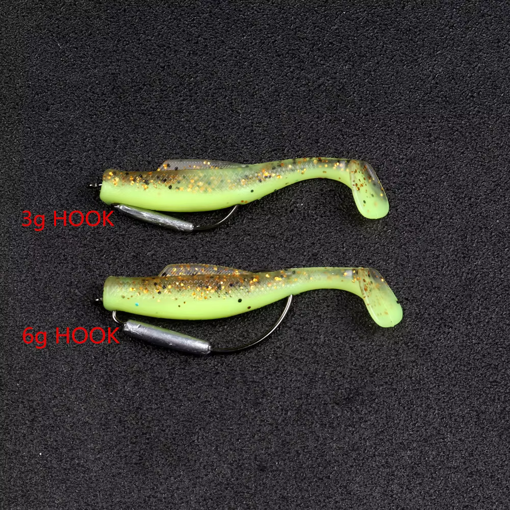Aparejo Texas con púas y plomo cilíndrico para vinilo - imagen 5