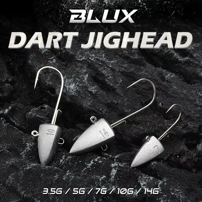 BLUX Dart Jighead – Cabezas de pesca para vinilos y señuelos - imagen 3