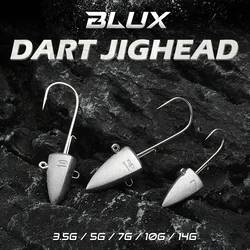 BLUX Dart Jighead – Cabezas de pesca para vinilos y señuelos