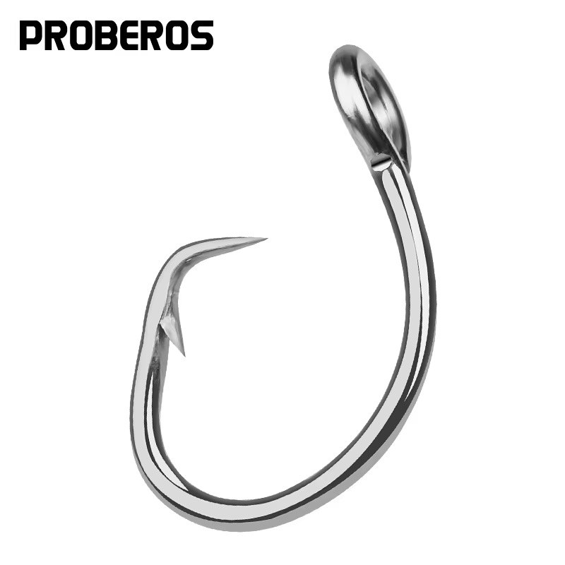 PROBEROS DWH105 Anzuelo Circle – Acero inoxidable para agua salada
