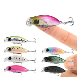 Señuelo Mini Crankbait 3.5 cm Hundimiento Lento para Trucha y Lubina