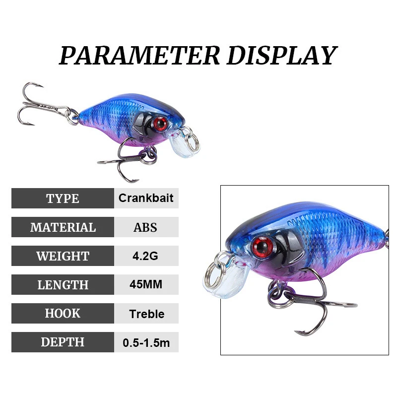Crankbait Mini para Trucha y Lubina - imagen 5